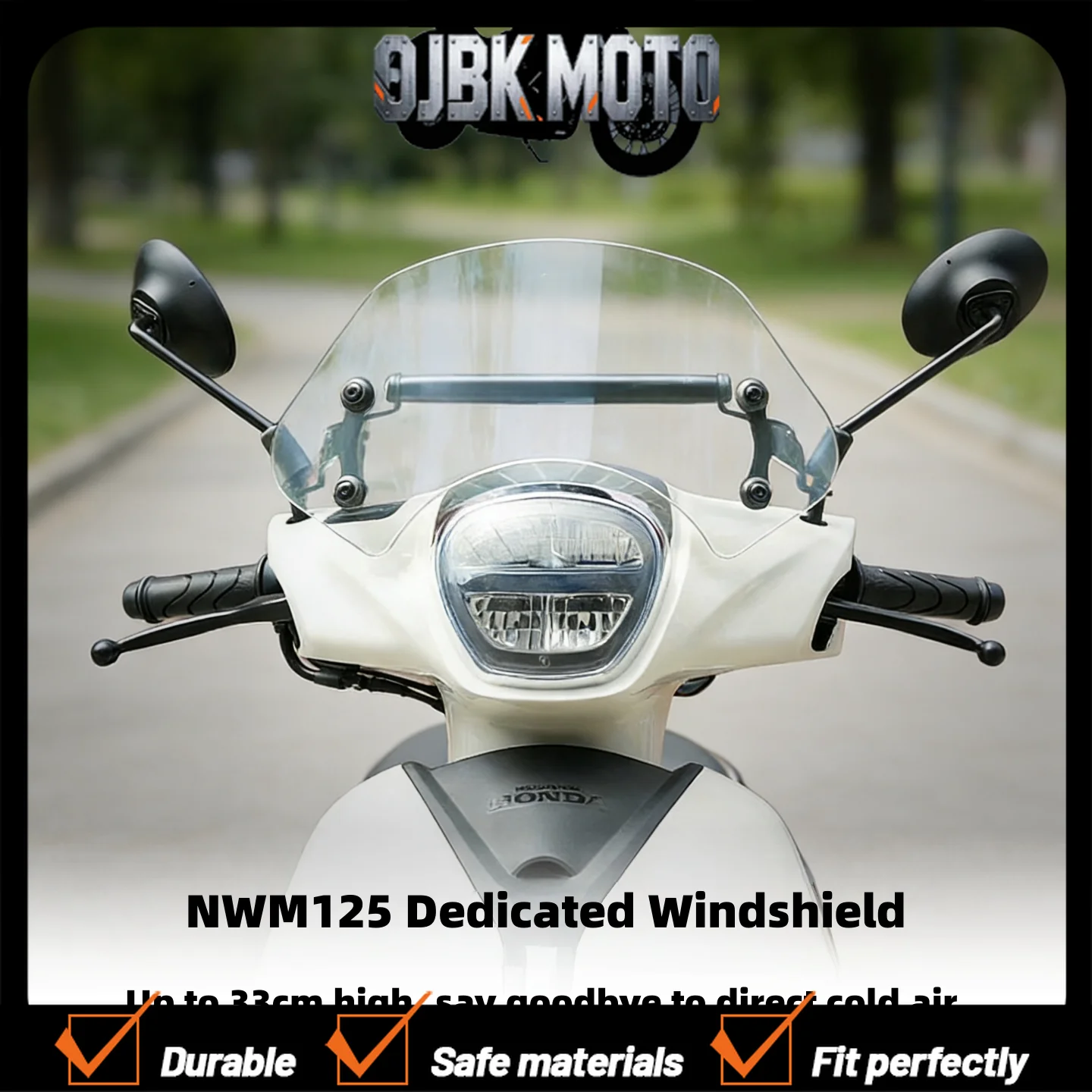 【Perfect fit】For Honda NWM125 windshield chest protector accessories, heightening and widening modification motorcycle parts.
【Perfect fit】For Honda NWM125 windshield chest protector accessories, heightening and widening modification motorcycle parts.