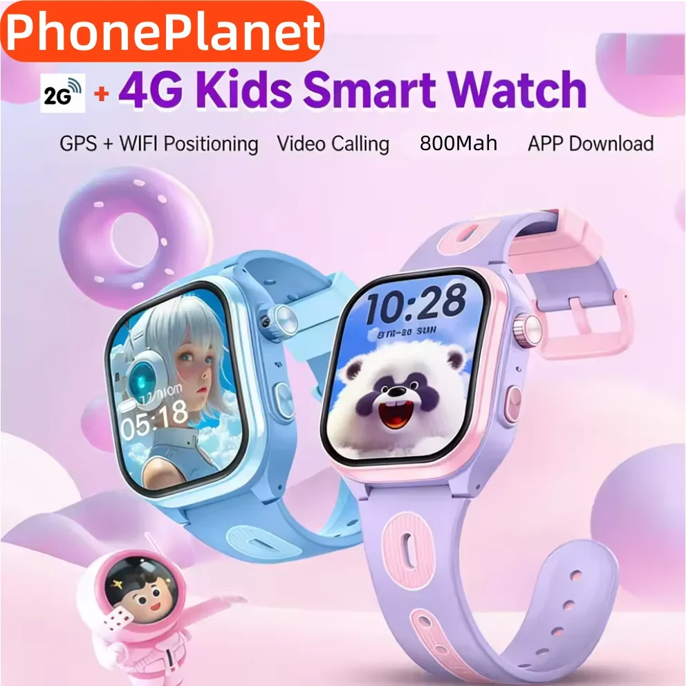 2G+4G Kids Smart Watch Girl's Watch Boy's Watch With GPS Tracker SOS Video Call 108° Rotating HD Camera Children's Smart Watch
2G+4G Kids Smart Watch Girl's Watch Boy's Watch With GPS Tracker SOS Video Call 108° Rotating HD Camera Children's Smart Watch
