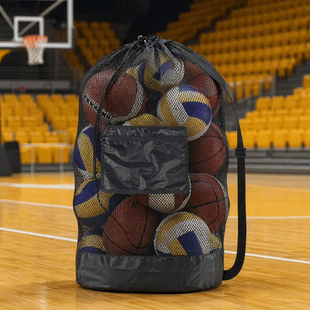 Polyester Mesh Ball Bag Large Capacity Breathable Sport Equipment Storage Bag Shockproof Mesh Mesh Sports Equipment Bag
Polyester Mesh Ball Bag Large Capacity Breathable Sport Equipment Storage Bag Shockproof Mesh Mesh Sports Equipment Bag