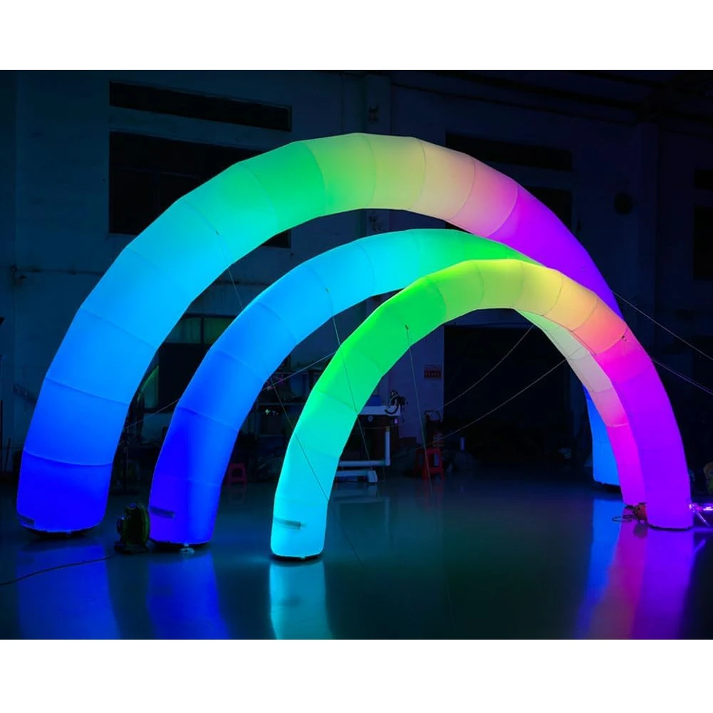Inflatable Color Changing Arch Blow up Promotional LED Lighting Arch with Blower Color Change Lighting Archway for Event Parties
Inflatable Color Changing Arch Blow up Promotional LED Lighting Arch with Blower Color Change Lighting Archway for Event Parties