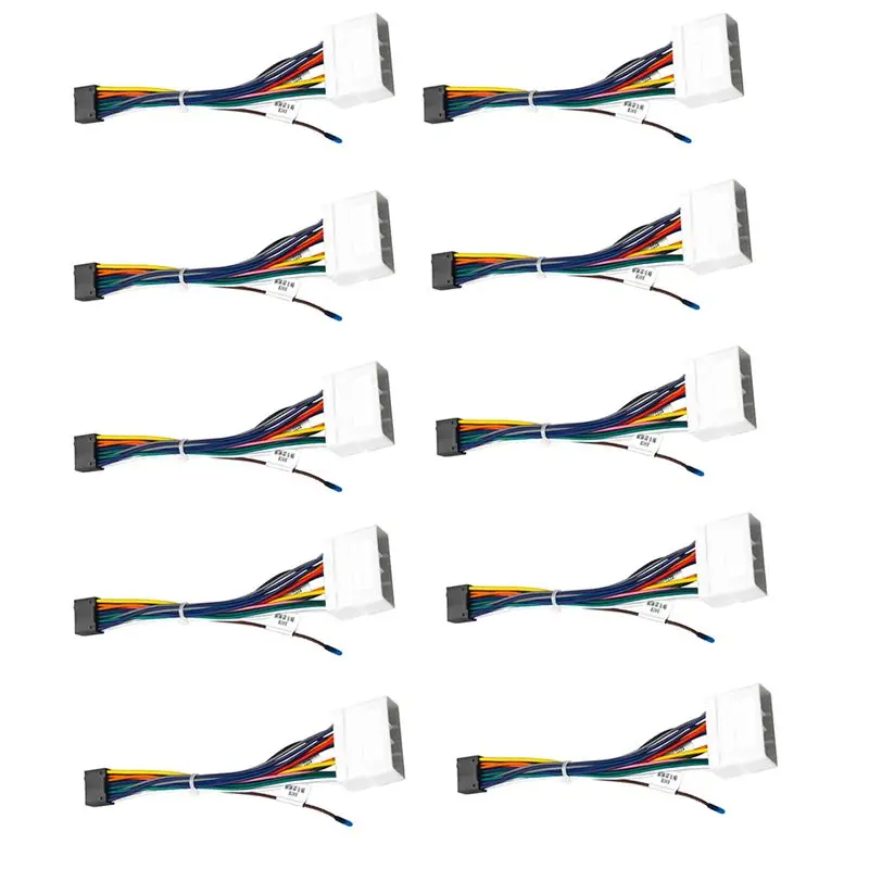 ABHY-10Pcs Car Audio Radio 16 PIN Wiring Harness Adaptor For Ssangyong Spark Power Cable Plug Head Unit Harness
ABHY-10Pcs Car Audio Radio 16 PIN Wiring Harness Adaptor For Ssangyong Spark Power Cable Plug Head Unit Harness
