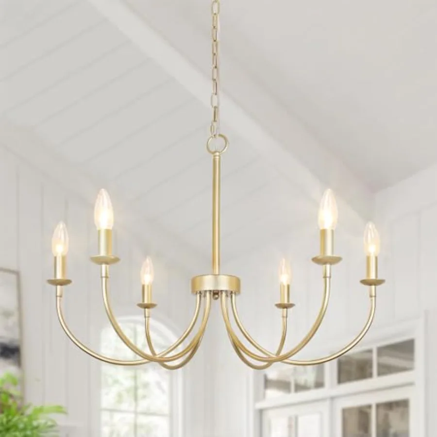 Modern Gold Chandelier, Metal Farmhouse Dining Room Fixture, Candle Chandelier Light Fixtures Rustic Industrial Modern Chandeli
Modern Gold Chandelier, Metal Farmhouse Dining Room Fixture, Candle Chandelier Light Fixtures Rustic Industrial Modern Chandeli
