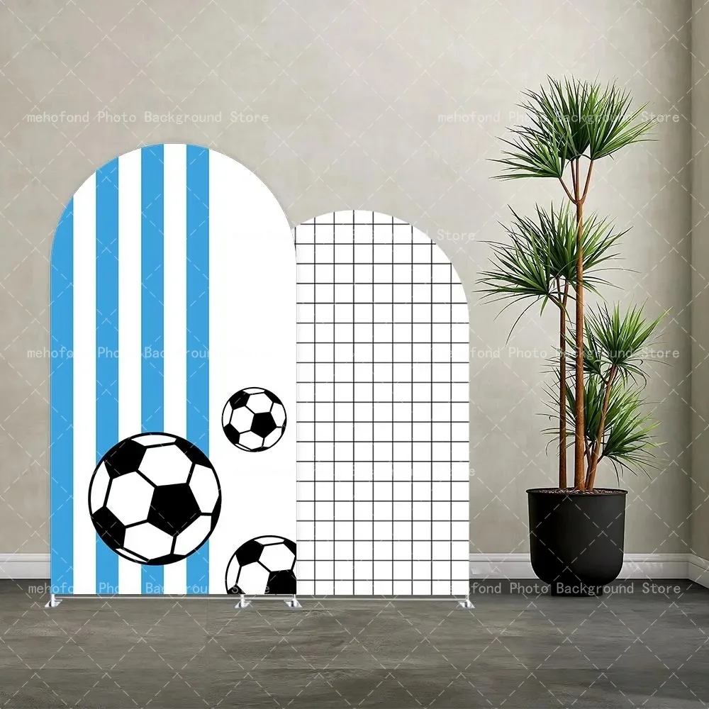 Mehofond Arch Backdrop Blue-White Vertical Stripes Football Boy Sports Grid Birthday Party Decor Studio Photography Background
Mehofond Arch Backdrop Blue-White Vertical Stripes Football Boy Sports Grid Birthday Party Decor Studio Photography Background