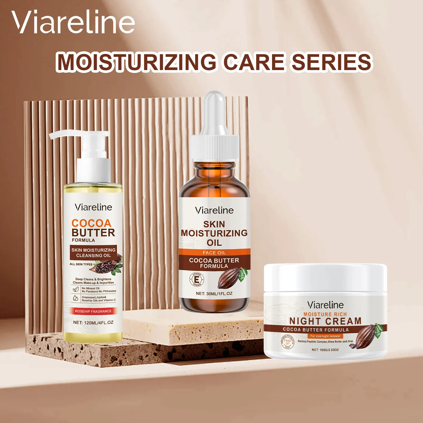 Moisturizing Care Series Fade Dry Lines Retinol Night Cream Lip and Eye Makeup Remover Cleansing Oil Shrink Pores Essential Oil
Moisturizing Care Series Fade Dry Lines Retinol Night Cream Lip and Eye Makeup Remover Cleansing Oil Shrink Pores Essential Oil