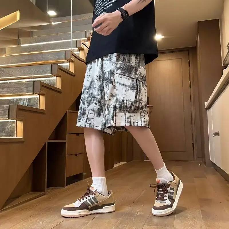 Мужские летние брюки-карго American Sle Dyeing Camouflage, новая тенденция, тонкие, функциональные, свободные, повседневные, синие, пятикарманные
Мужские летние брюки-карго American Sle Dyeing Camouflage, новая тенденция, тонкие, функциональные, свободные, повседневные, синие, пятикарманные