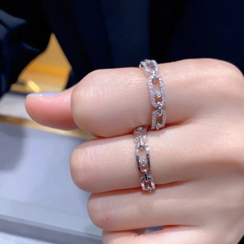 Women's fashion jewelry S925 silver classic MOVE multi-circle ring high-end original luxury accessories party holiday gift
Women's fashion jewelry S925 silver classic MOVE multi-circle ring high-end original luxury accessories party holiday gift
