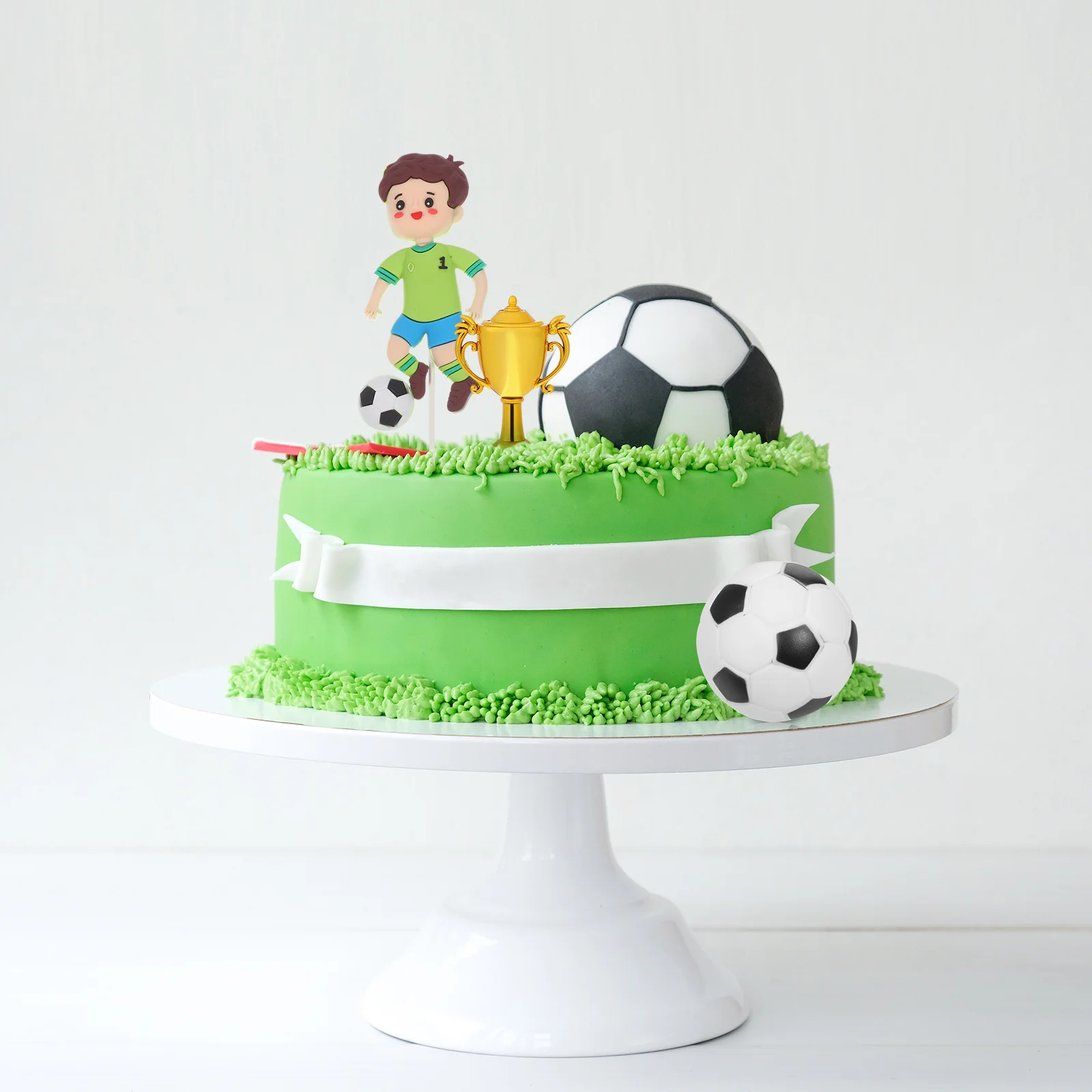 1Set Sports Birthday Cake Topper Football Theme Decoration for Kids Party Cake Decorating Football Trophy Style
1Set Sports Birthday Cake Topper Football Theme Decoration for Kids Party Cake Decorating Football Trophy Style