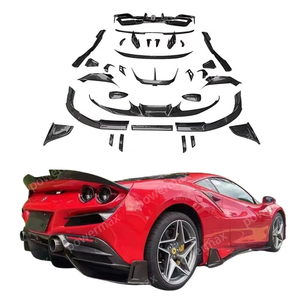 High Quality MSY Dry Carbon Fiber Body Kits Ferrari F8 Front Side Skirts Rear Ducktail Diffuser Engine Air Vent Upgrade Bumper
High Quality MSY Dry Carbon Fiber Body Kits Ferrari F8 Front Side Skirts Rear Ducktail Diffuser Engine Air Vent Upgrade Bumper
