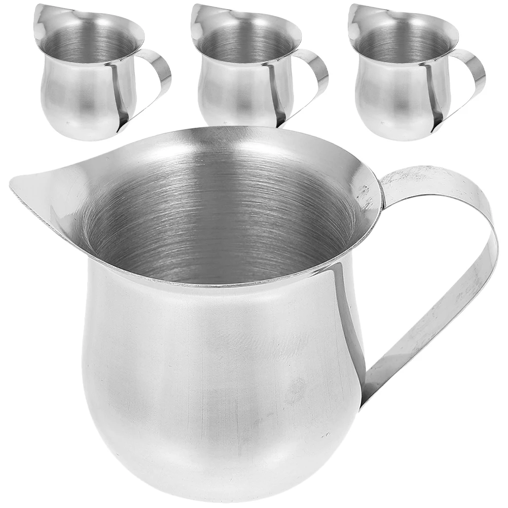 Spout Stainless Steel Milk Cup Small Frothing Pitcher Cream Container Work Latte
Spout Stainless Steel Milk Cup Small Frothing Pitcher Cream Container Work Latte