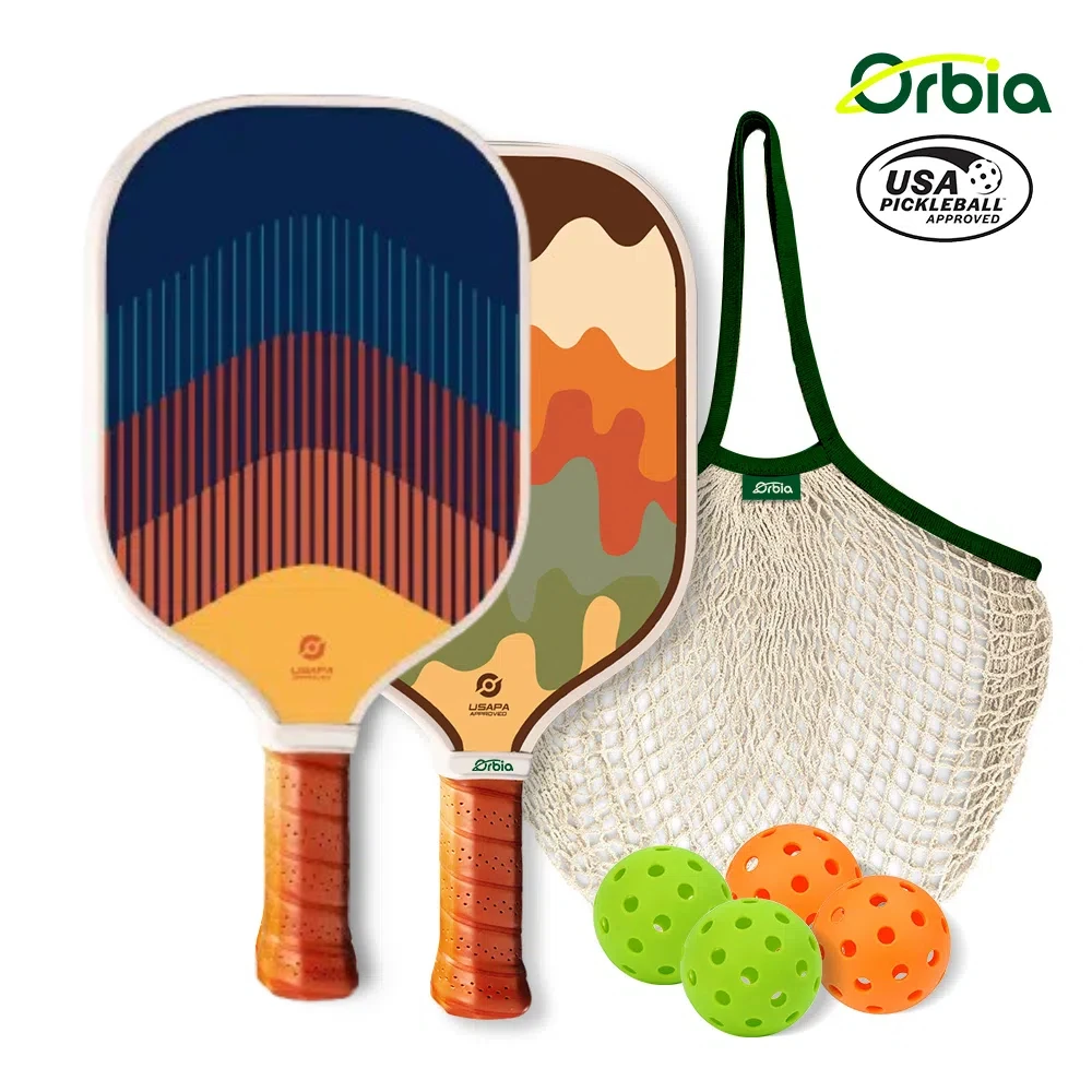 Orbia Sports Pickleball Paddle Sets 2 весла из углеродного волокна 4 Pickle Balls PP Honeycomb Core Racket Подарочные наборы для начинающих
Orbia Sports Pickleball Paddle Sets 2 весла из углеродного волокна 4 Pickle Balls PP Honeycomb Core Racket Подарочные наборы для начинающих