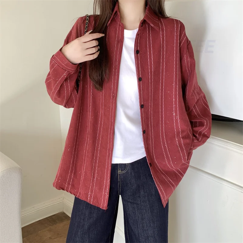 Женская винтажная модная однобортная блузка, клетчатая рубашка, женский осенний топ с длинными рукавами, женские свободные рубашки в клетку в консервативном стиле
Женская винтажная модная однобортная блузка, клетчатая рубашка, женский осенний топ с длинными рукавами, женские свободные рубашки в клетку в консервативном стиле