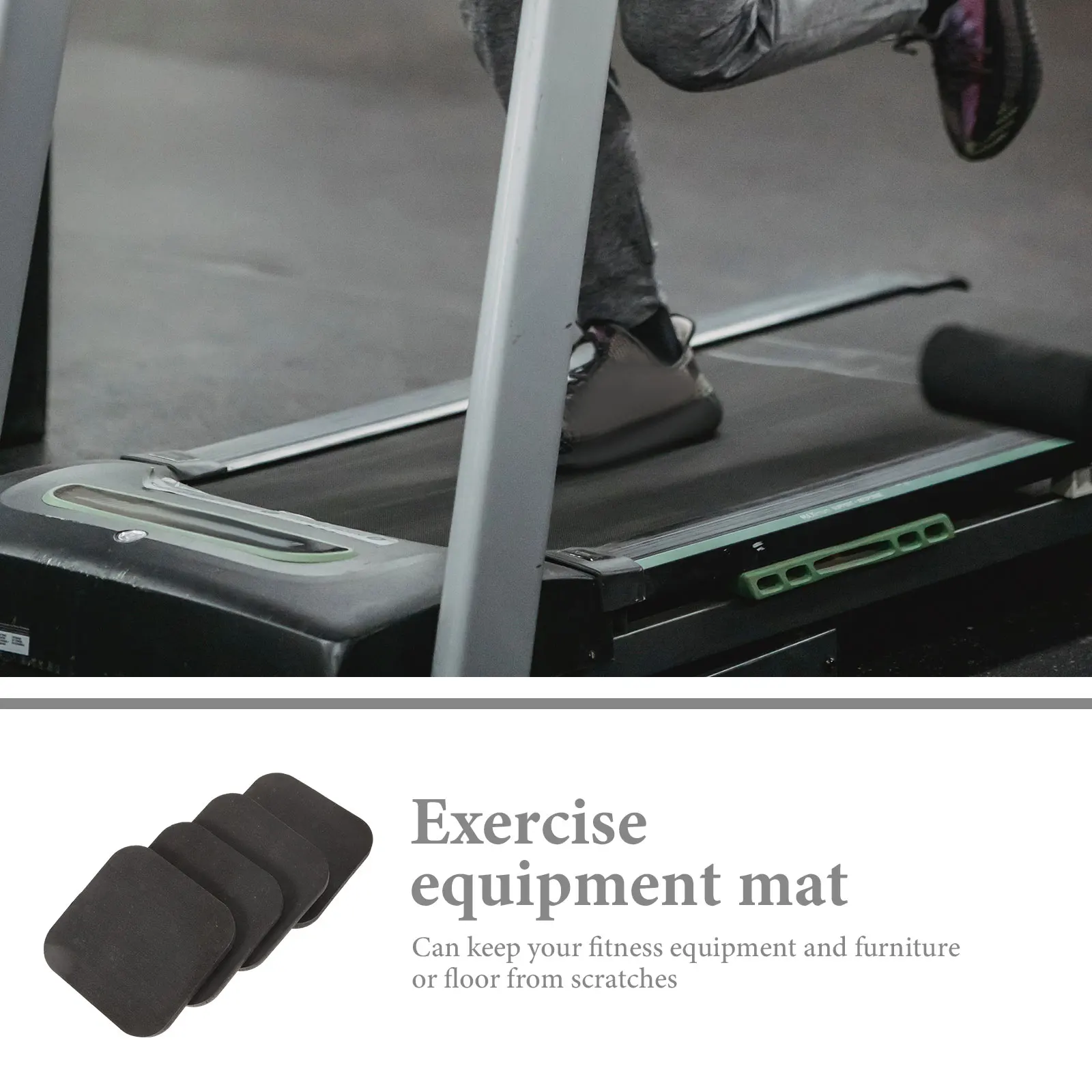 4pcs Treadmill Mats For Carpet Rubber Exercise Equipment Mat Floor Protector Under Gym Pad Workout Mats For Home Fitness
4pcs Treadmill Mats For Carpet Rubber Exercise Equipment Mat Floor Protector Under Gym Pad Workout Mats For Home Fitness