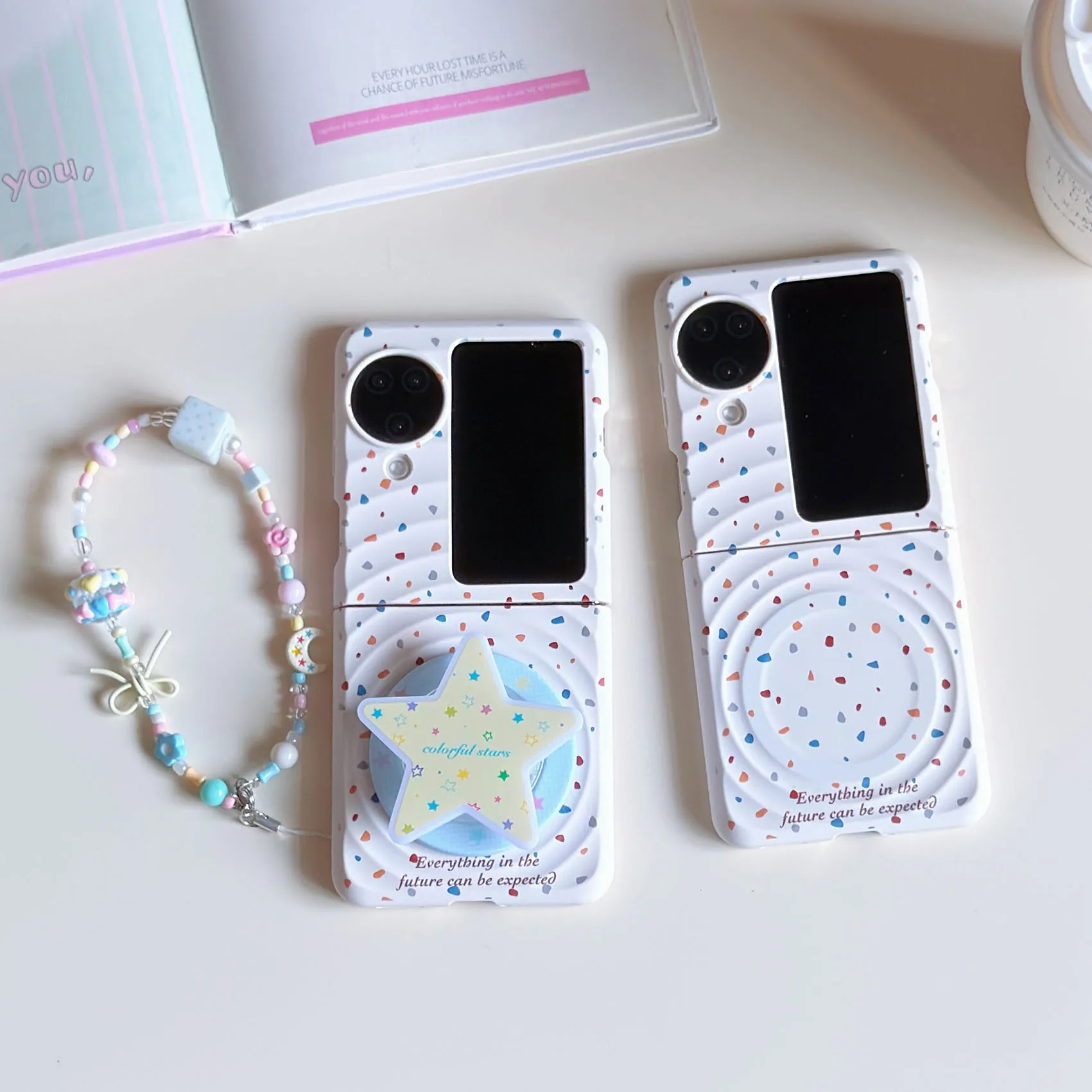 Back Cover For OPPO Find N3Flip Case Colorful Strips Stars Bracket Magnetic Attraction Bracelet Wristband Chain Hard PC Case
Back Cover For OPPO Find N3Flip Case Colorful Strips Stars Bracket Magnetic Attraction Bracelet Wristband Chain Hard PC Case