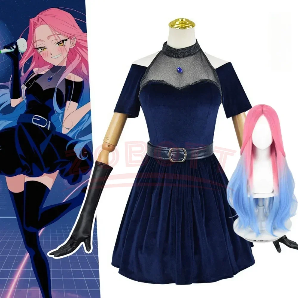 Anime Alien Stage Mizi Cosplay Costume Wig Cosplay Halloween Anime Clothes Game Outfits Stage Black Gorgeous Dress Women
Anime Alien Stage Mizi Cosplay Costume Wig Cosplay Halloween Anime Clothes Game Outfits Stage Black Gorgeous Dress Women