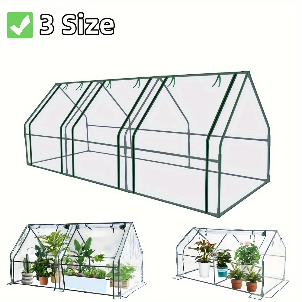 Small Garden Greenhouse Outdoors for Winter, Portable Metal Frame Garden Green House Kit for Vegetable Grower, Reinforced High L
Small Garden Greenhouse Outdoors for Winter, Portable Metal Frame Garden Green House Kit for Vegetable Grower, Reinforced High L