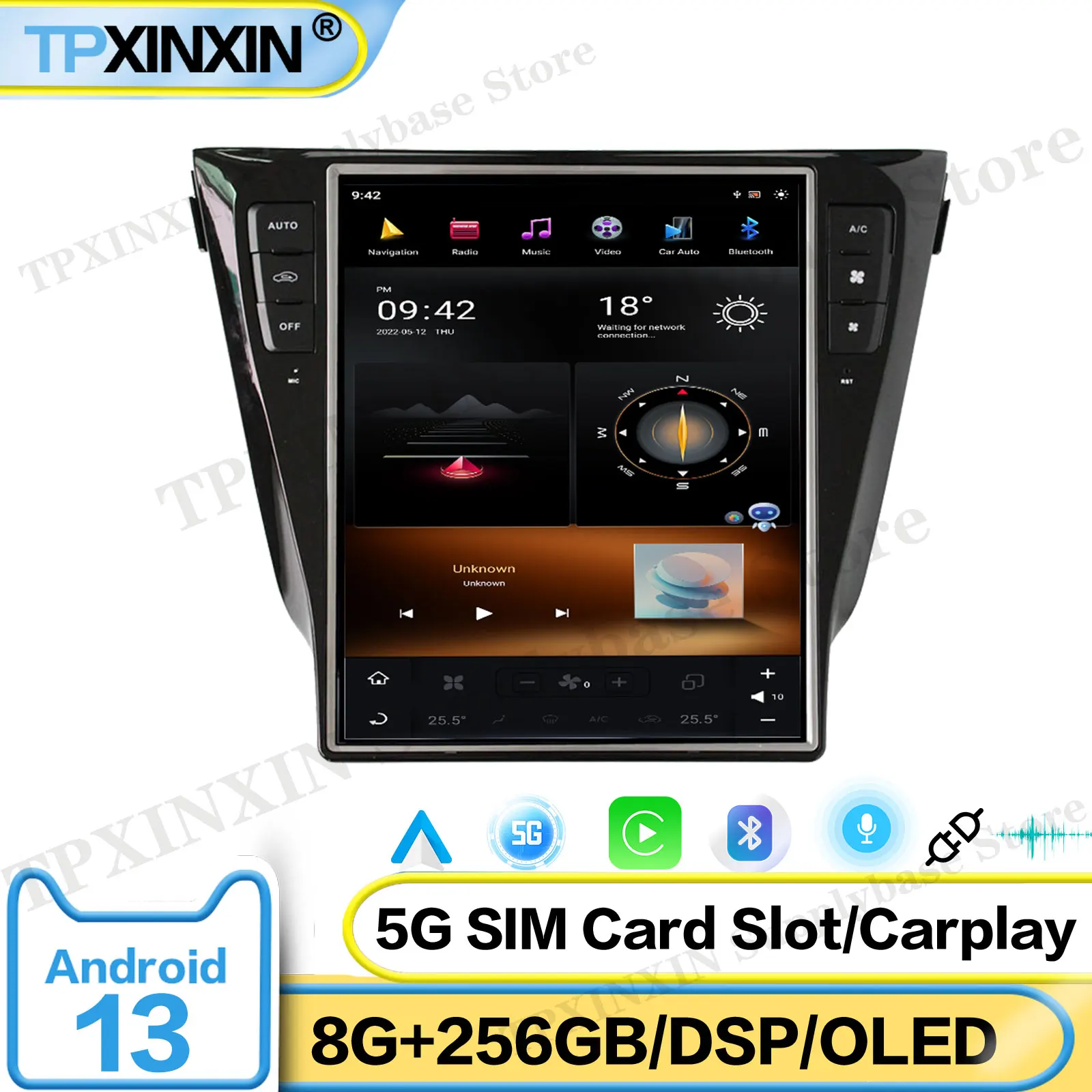 12.1 Inch Car Radio For Nissan Qashqai 2013-2018 Android Auto GPS Navigation Multimedia Video Player Stereo Receiver Head Unit
12.1 Inch Car Radio For Nissan Qashqai 2013-2018 Android Auto GPS Navigation Multimedia Video Player Stereo Receiver Head Unit