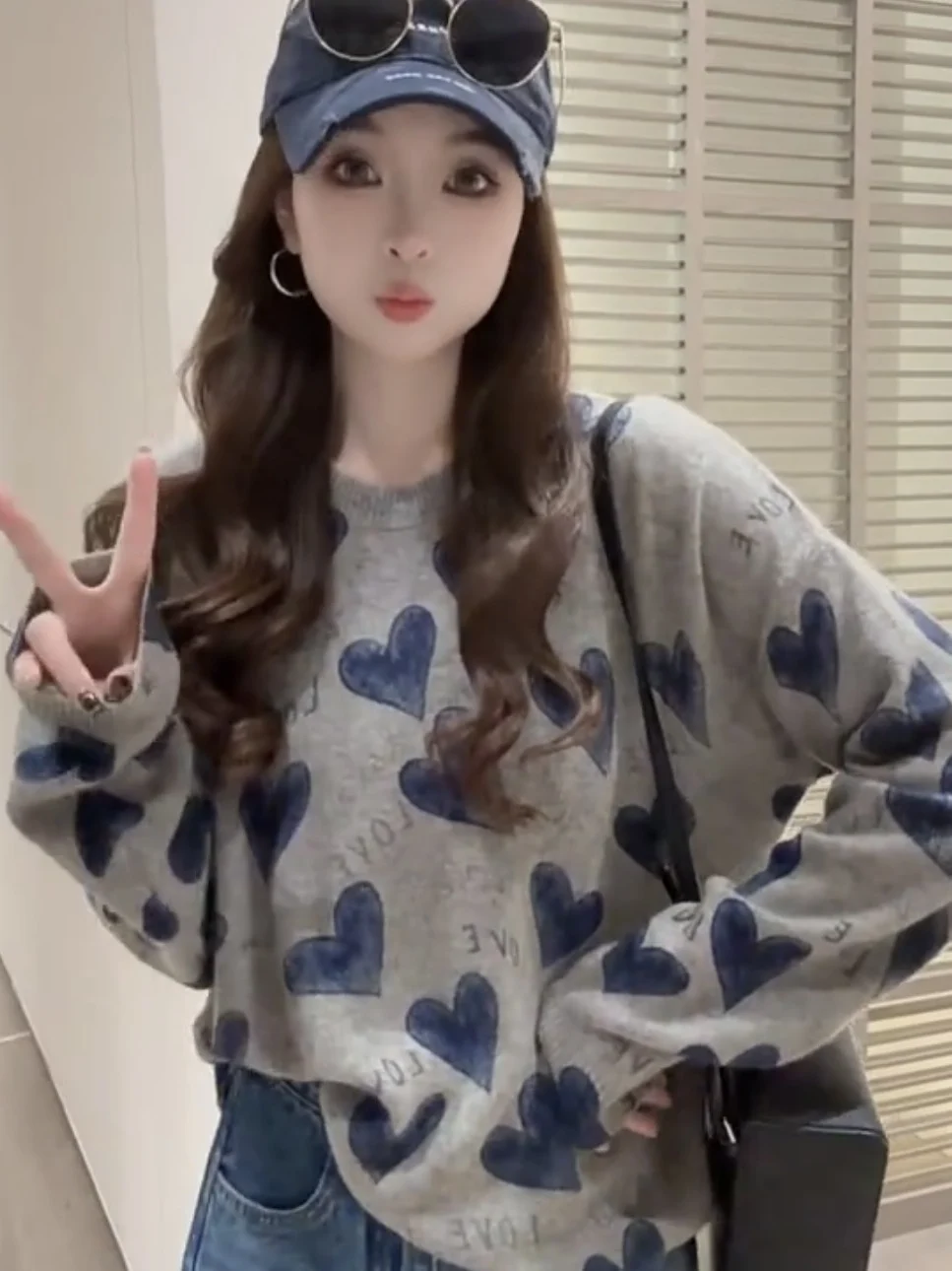 ay Anti-Aging Heart Letter Sweater Women's Autumn Winter Loose Lazy Aosphere Knitted Top round Ne Long Sve Knitwear
ay Anti-Aging Heart Letter Sweater Women's Autumn Winter Loose Lazy Aosphere Knitted Top round Ne Long Sve Knitwear