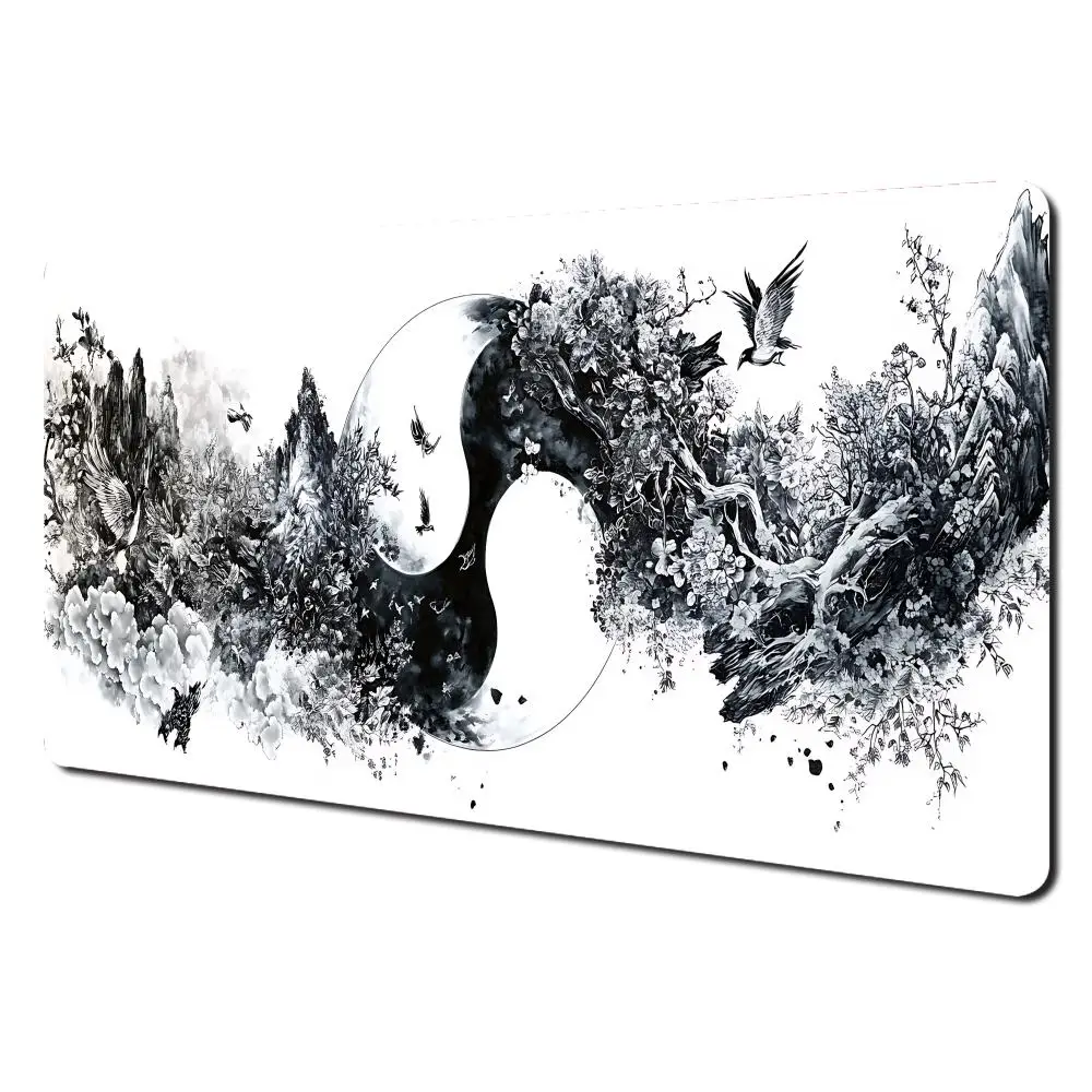 Large Tai Chi Aestheticsl gaming mouse pad Black white art desk mat PC keyboard anti-slip rug desktop aesthetic office accessory
Large Tai Chi Aestheticsl gaming mouse pad Black white art desk mat PC keyboard anti-slip rug desktop aesthetic office accessory