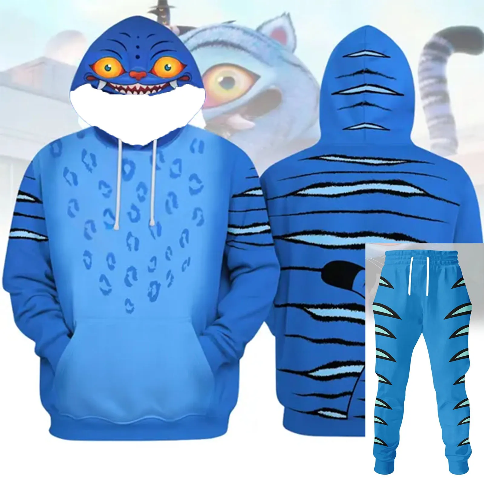 Autumn and Winter Men's Kpop Devil Hunter Cute Tiger Hoodie Set Kpop Devil Hunter Role Playing Men's Sports Hoodie Set Quick Dry
Autumn and Winter Men's Kpop Devil Hunter Cute Tiger Hoodie Set Kpop Devil Hunter Role Playing Men's Sports Hoodie Set Quick Dry