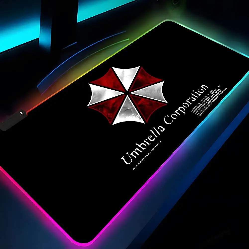 Коврик для мыши Umbrella Corporation Rgb Xxl, игровой коврик для ноутбука, подсветка клавиатуры, настольные коврики для девочек
Коврик для мыши Umbrella Corporation Rgb Xxl, игровой коврик для ноутбука, подсветка клавиатуры, настольные коврики для девочек