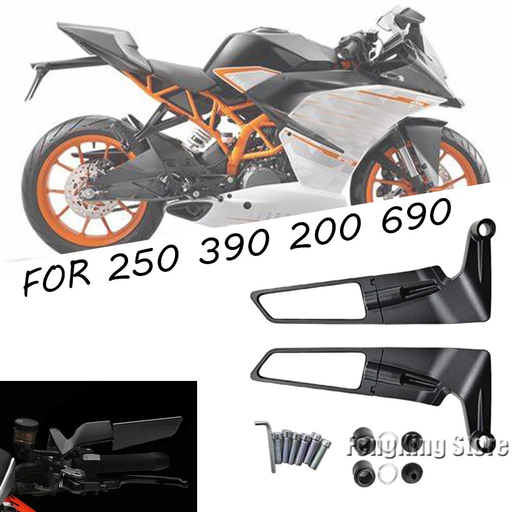 For 250 390 200 690 motorcycle accessories rearview mirror wind wing side rear view reversing
For 250 390 200 690 motorcycle accessories rearview mirror wind wing side rear view reversing