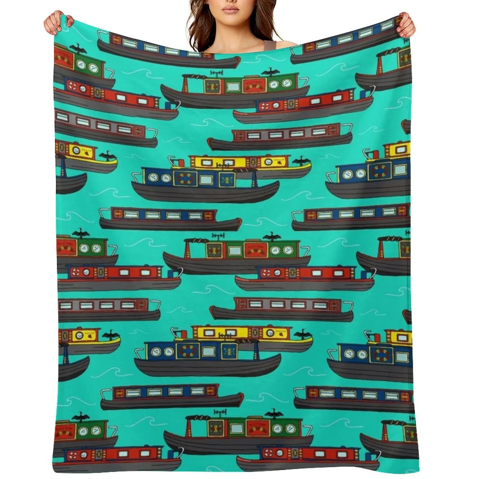 Canal Narrowboats and Barges on the Water Throw Blanket blankets and throws Luxury Thicken Bed covers Tourist Blankets
Canal Narrowboats and Barges on the Water Throw Blanket blankets and throws Luxury Thicken Bed covers Tourist Blankets
