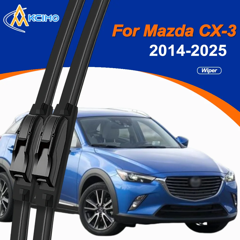 Универсальные силиконовые щетки стеклоочистителя автомобиля для Mazda CX-3 2014-2025- Всепогодные тихие дворники, быстроразъемный зажим (2 шт.)
Универсальные силиконовые щетки стеклоочистителя автомобиля для Mazda CX-3 2014-2025- Всепогодные тихие дворники, быстроразъемный зажим (2 шт.)