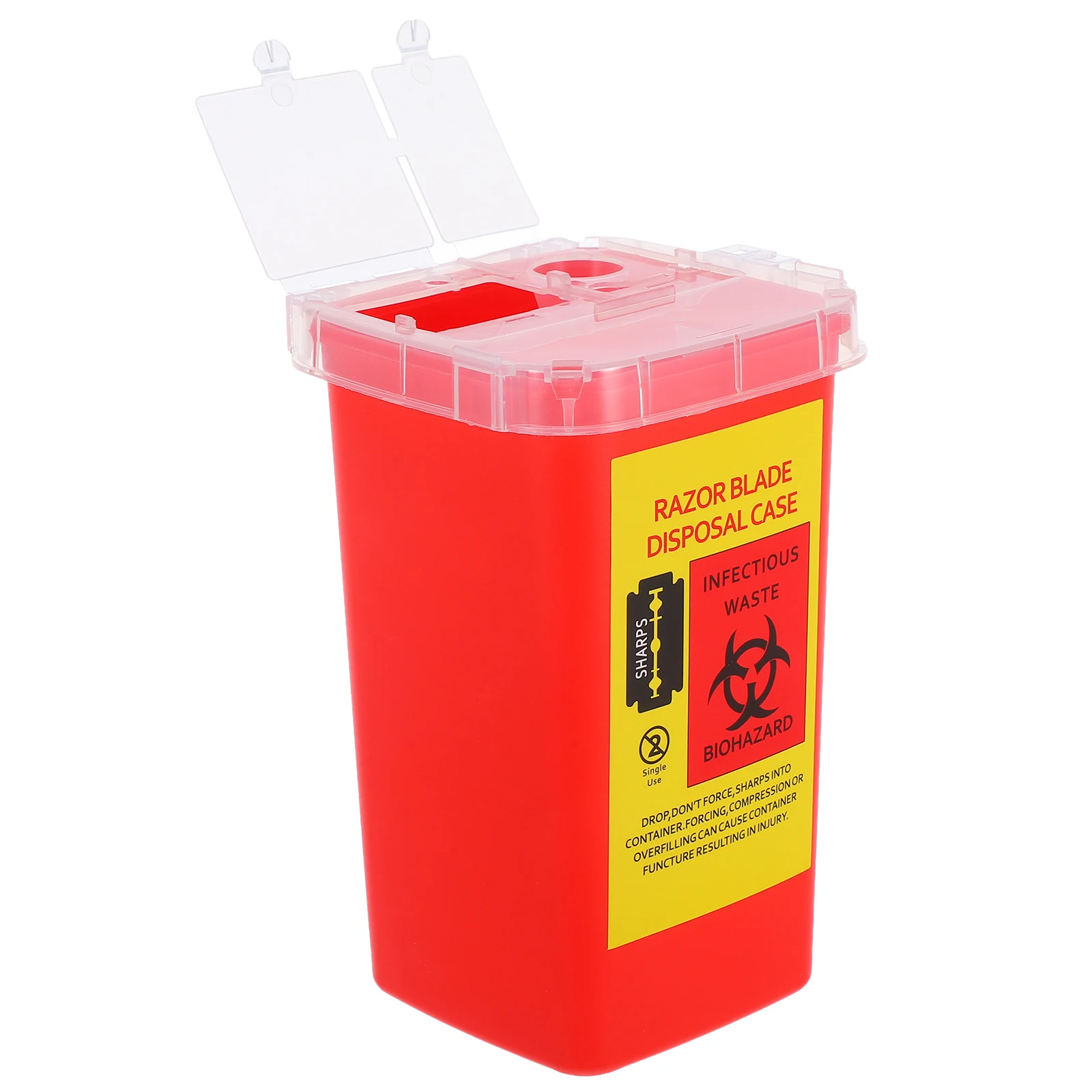 Disposable Blade Recycling Box Large Capacity Shaving Blade Disposal Container for Barbershop Hair Salon Red Color Plastic
Disposable Blade Recycling Box Large Capacity Shaving Blade Disposal Container for Barbershop Hair Salon Red Color Plastic