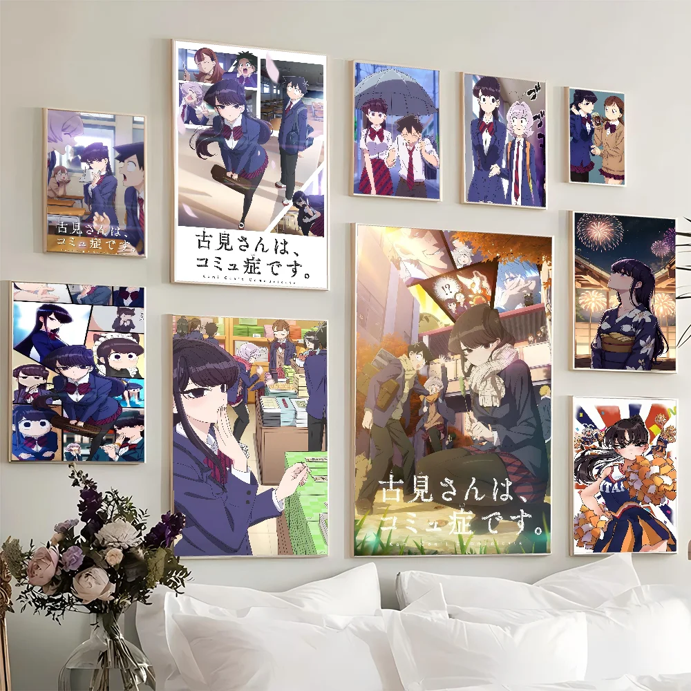 Komyushou Desu Anime DIY Sticky Poster Retro Kraft Paper Sticker DIY Room Bar Cafe Kawaii Room Decor
Komyushou Desu Anime DIY Sticky Poster Retro Kraft Paper Sticker DIY Room Bar Cafe Kawaii Room Decor