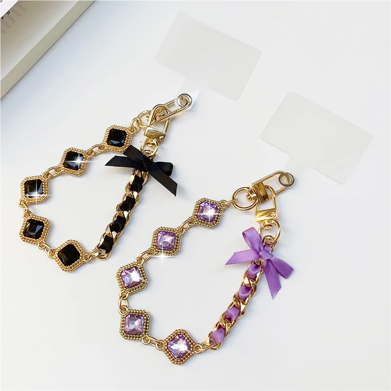 New Mobile Phone Hanging Chain Wrist Rope Luxury Gemstone Cellphone Chain High-end Handbag Decoration Pendant Phone Accessories
New Mobile Phone Hanging Chain Wrist Rope Luxury Gemstone Cellphone Chain High-end Handbag Decoration Pendant Phone Accessories