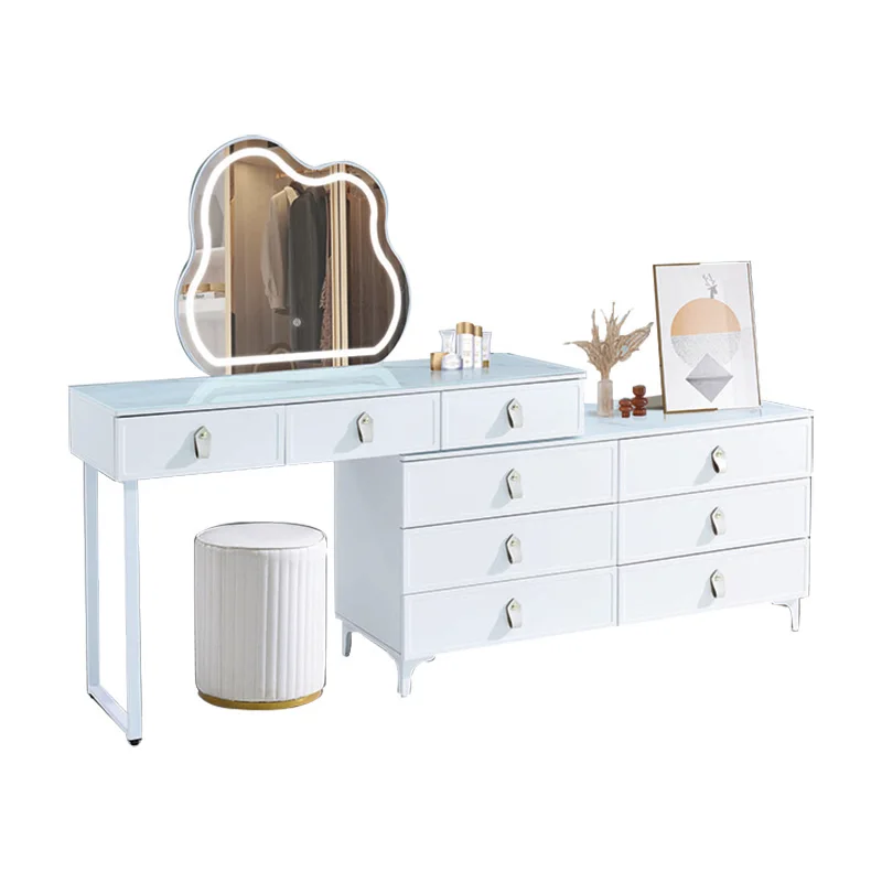 #Wholesale Price Bedroom Furniture Simple Latest Design Bathroom Makeup Vanities Dressing Table with Led Mirror and Cabinets
#Wholesale Price Bedroom Furniture Simple Latest Design Bathroom Makeup Vanities Dressing Table with Led Mirror and Cabinets