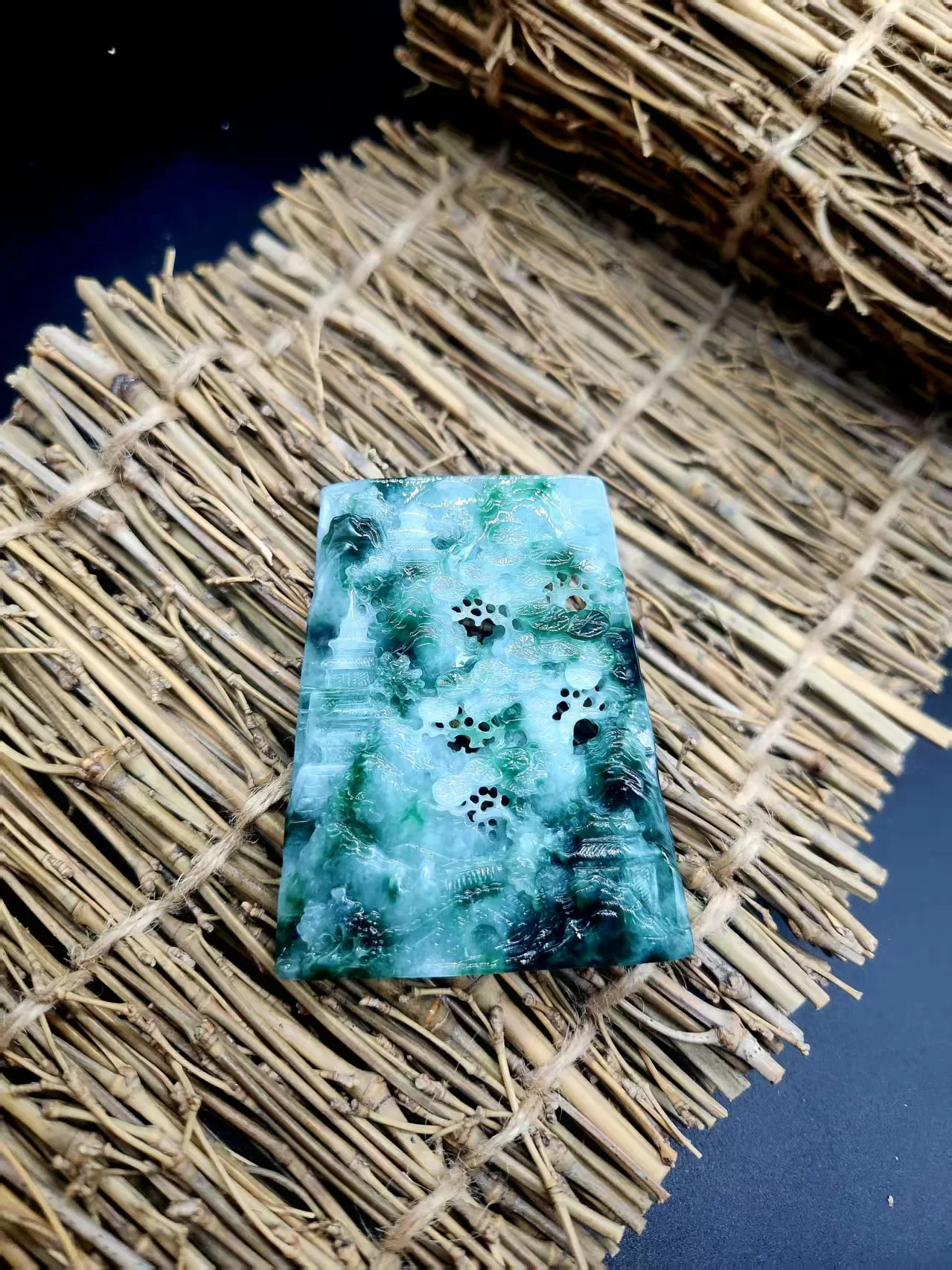 Master Artisan Jade Pendant Charms Gifts For Men and Women - Jadeite Mountain-Water Plaque-Chinese Traditional Feng Shui Carving
Master Artisan Jade Pendant Charms Gifts For Men and Women - Jadeite Mountain-Water Plaque-Chinese Traditional Feng Shui Carving