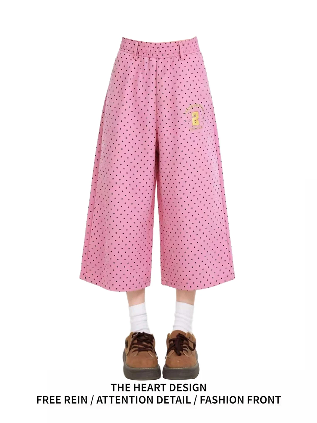 Retro Korean Style Patchwork Polka Dot Slim Straight Casual Pants Women Summer New Design Printed Polka Dot Slim Fit Trousers
Retro Korean Style Patchwork Polka Dot Slim Straight Casual Pants Women Summer New Design Printed Polka Dot Slim Fit Trousers
