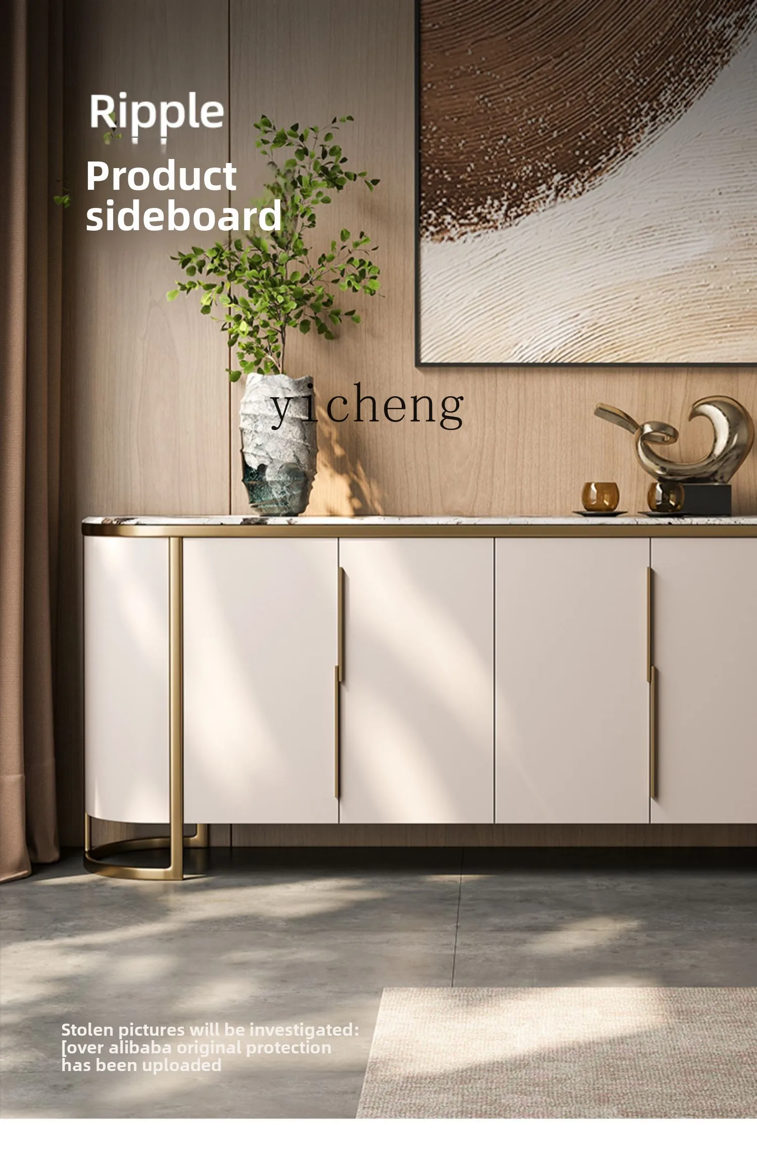 ZZ natural marble dining side cabinet high-end household light luxury new stainless steel locker entrance
ZZ natural marble dining side cabinet high-end household light luxury new stainless steel locker entrance