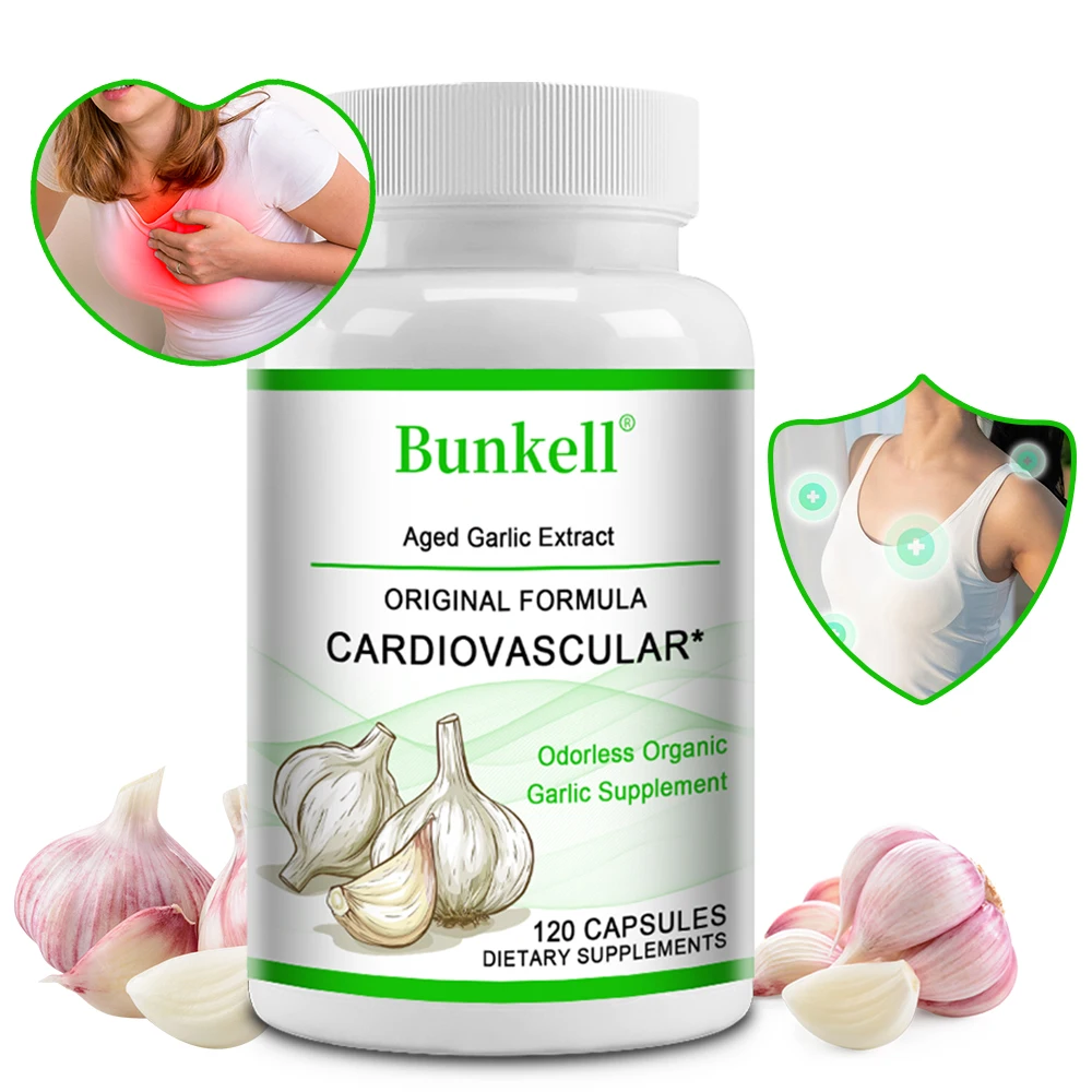 Aged Garlic Extract Capsules Protect Cardiovascular Health, Support The Immune System, Balance Blood Pressure and Cholesterol
Aged Garlic Extract Capsules Protect Cardiovascular Health, Support The Immune System, Balance Blood Pressure and Cholesterol