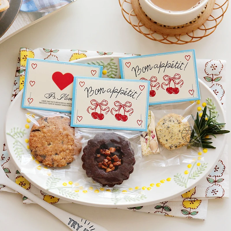 40Pcs/Set Valentine's Day Love Cherry Pattern Cookies Header Candy Cookies Decorative Card 7.5*10CM
40Pcs/Set Valentine's Day Love Cherry Pattern Cookies Header Candy Cookies Decorative Card 7.5*10CM