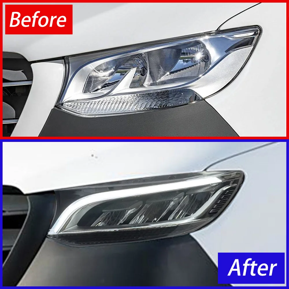 Car LED Front Head Lights Assembly Upgrade High Configure For 2018-2023 Benz Sprinter W907 Plug And Play Auto Lamps
Car LED Front Head Lights Assembly Upgrade High Configure For 2018-2023 Benz Sprinter W907 Plug And Play Auto Lamps