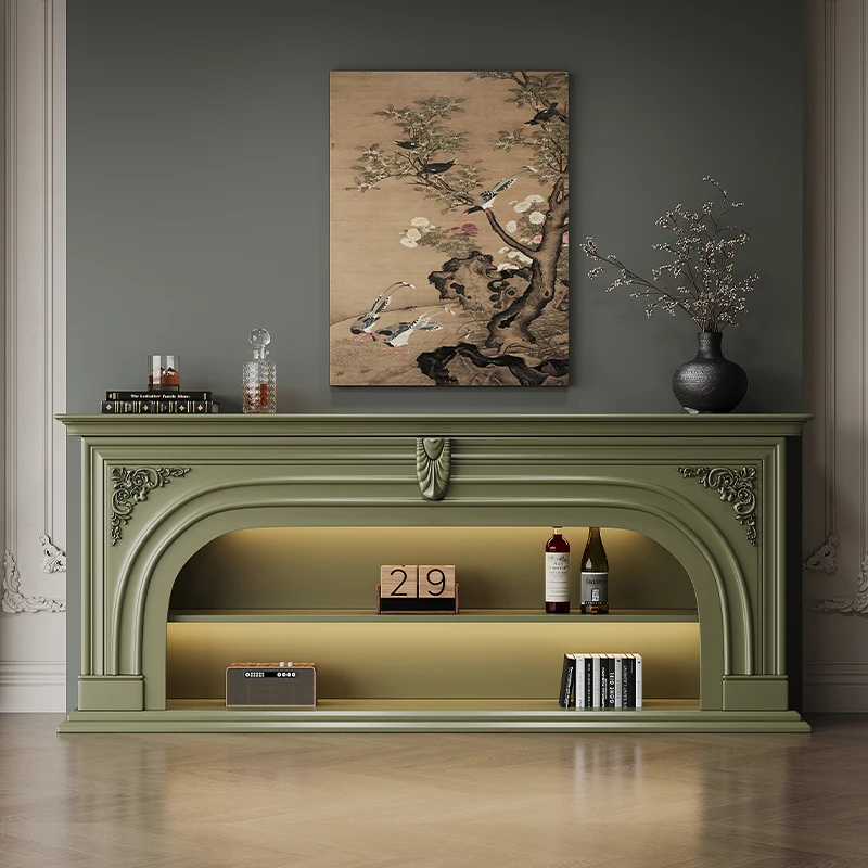 Living Room Tv Stand Retro Decorative Cabinet French Cream Wood Fireplace Country Mobili Per Il Soggiorno Home Furnitures
Living Room Tv Stand Retro Decorative Cabinet French Cream Wood Fireplace Country Mobili Per Il Soggiorno Home Furnitures