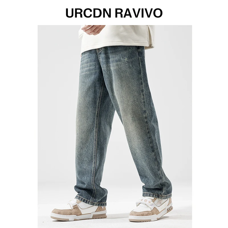 Мужские джинсы свободного кроя в американском ретро-стиле, весенние, новые, повседневные, с высокой талией, из хлопка, унисекс
Мужские джинсы свободного кроя в американском ретро-стиле, весенние, новые, повседневные, с высокой талией, из хлопка, унисекс