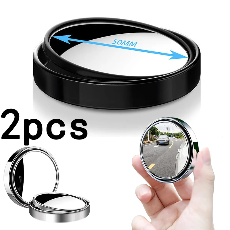 2pcs Car Round Frame Convex Wide-angle Clear Rearview Auxiliary Mirror 360 Degree Blind Spot Mirror Adjustable Driving Safety
2pcs Car Round Frame Convex Wide-angle Clear Rearview Auxiliary Mirror 360 Degree Blind Spot Mirror Adjustable Driving Safety