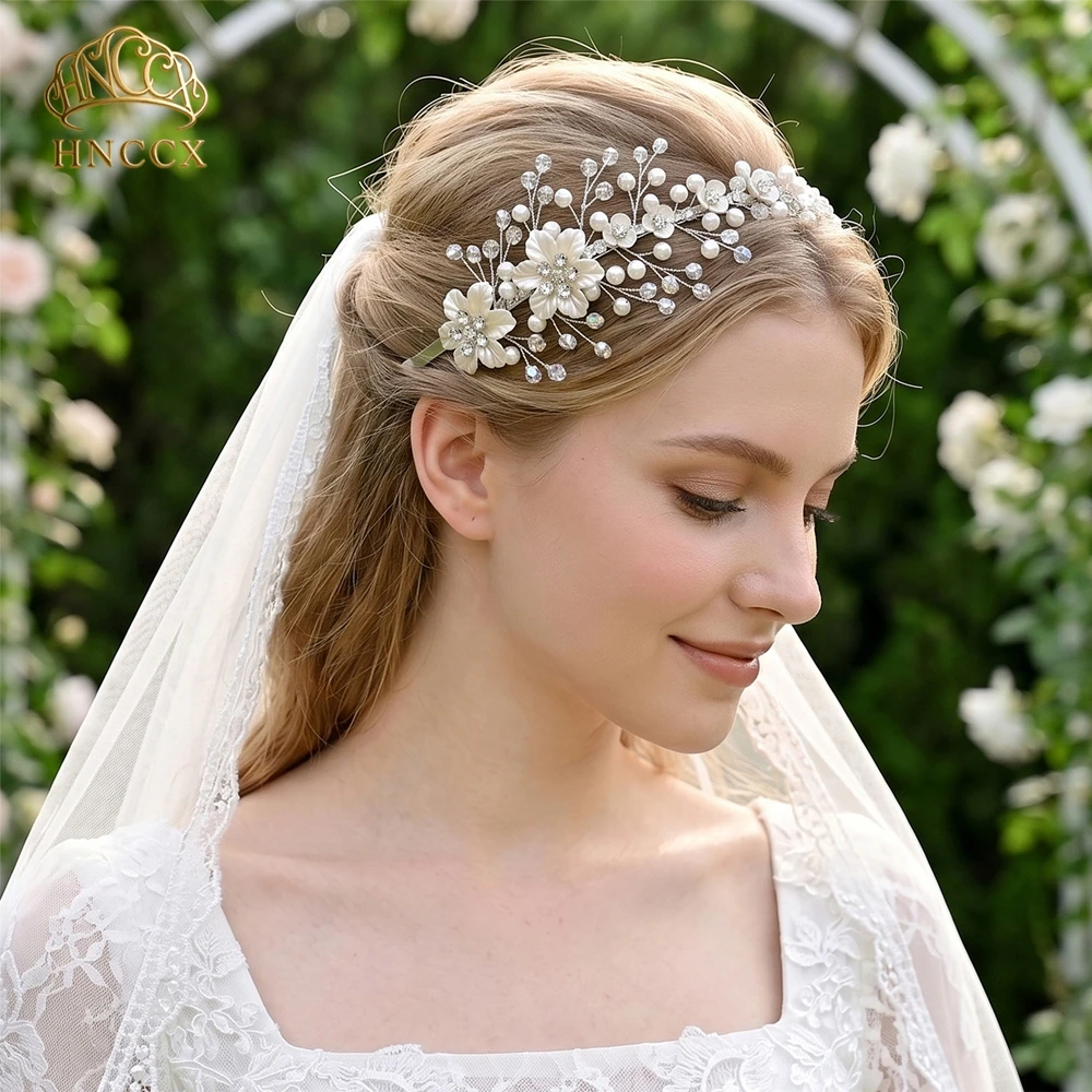 HNCCX Elegant Wedding Flower Headband Sparkling Pearl Crystal Bride Hair Hoop Handmade Bridesmaid Banquet Party Headwear HP1022
HNCCX Elegant Wedding Flower Headband Sparkling Pearl Crystal Bride Hair Hoop Handmade Bridesmaid Banquet Party Headwear HP1022
