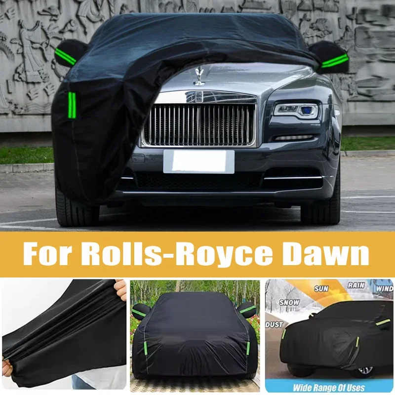 For Rolls-Royce Dawn Full Car Cover Four Seasons Outdoor Sun Anti UV Rain Snow Dust Protection Oxford Cloth Accessories
For Rolls-Royce Dawn Full Car Cover Four Seasons Outdoor Sun Anti UV Rain Snow Dust Protection Oxford Cloth Accessories