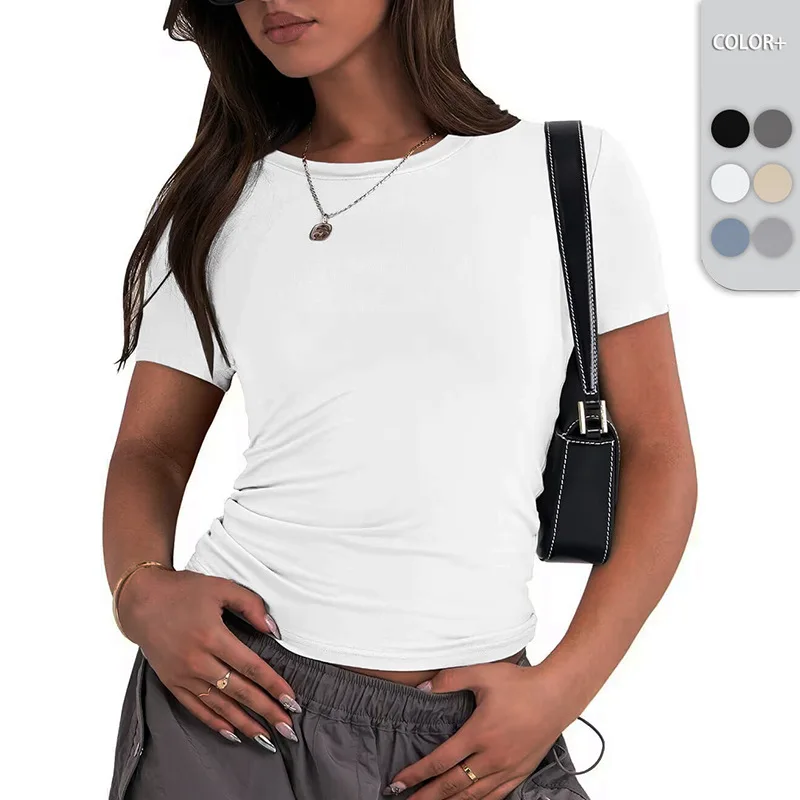 Y2K Breathable Nylon Knitted ort Sve T-irt Women's Top Cleanfit Sle Other Material 00% A-Line Sve Ladies T-irt
Y2K Breathable Nylon Knitted ort Sve T-irt Women's Top Cleanfit Sle Other Material 00% A-Line Sve Ladies T-irt