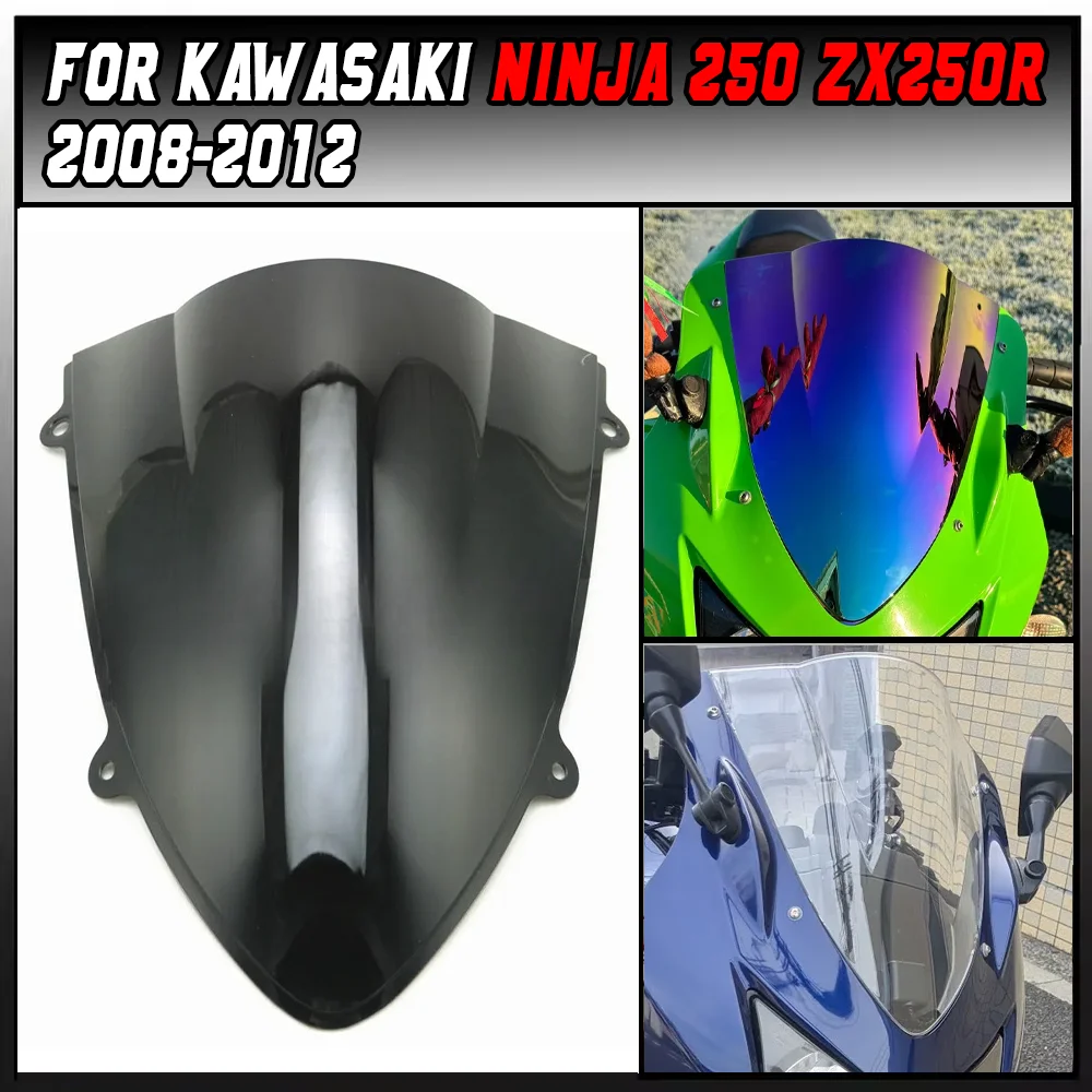 For Kawasaki Ninja 250 EX250 R ZX250R EX ZX 250R 2008 2009 2010 2011 2012 Motorcycle Screen Windshield WindScreen Wind Deflector
For Kawasaki Ninja 250 EX250 R ZX250R EX ZX 250R 2008 2009 2010 2011 2012 Motorcycle Screen Windshield WindScreen Wind Deflector