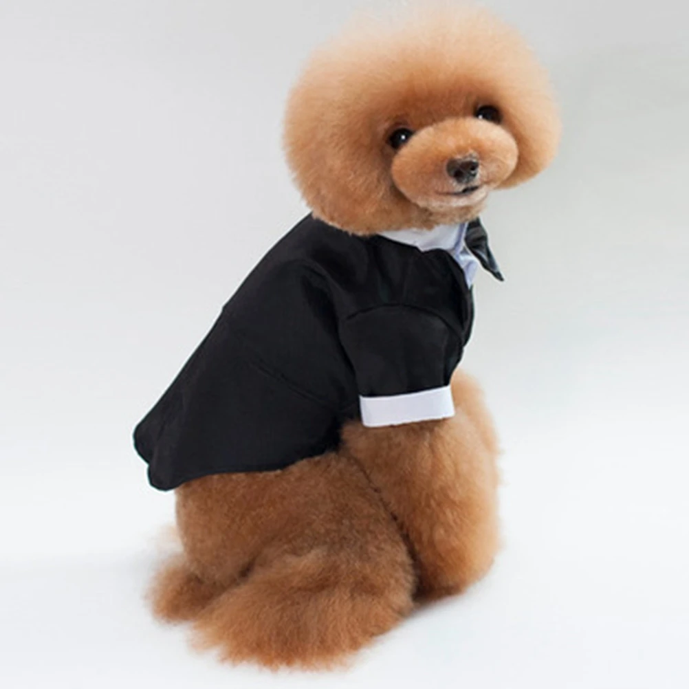 Dog Tuxedo Tie for Wedding Party Black Formal Clothes Dog Tux Suit Tux Costumes Puppy Suit Dresses Puppy Jacket
Dog Tuxedo Tie for Wedding Party Black Formal Clothes Dog Tux Suit Tux Costumes Puppy Suit Dresses Puppy Jacket