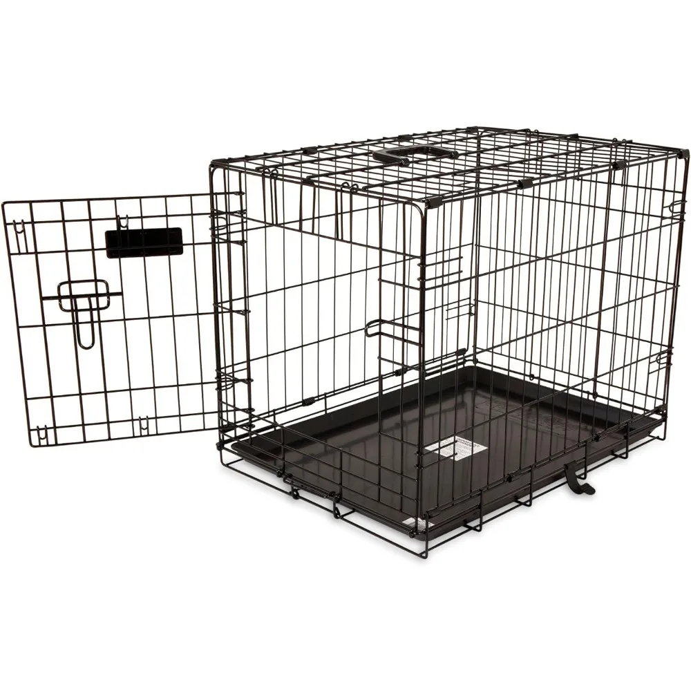 24 Inch Wire Dog Crate with 5-Point Locking System, Collapsible Design for Pets 15-30 lbs
24 Inch Wire Dog Crate with 5-Point Locking System, Collapsible Design for Pets 15-30 lbs