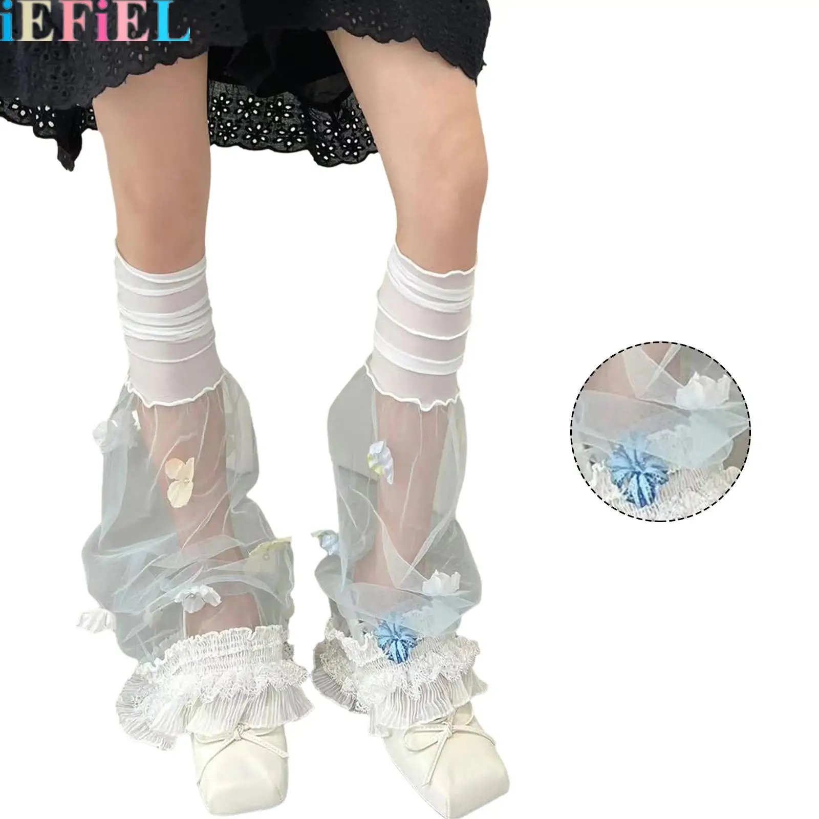 Women Lace Trim Ruffles Sheer Leg Warmers Cute Thigh High Leg Sleeves for Casual Daily Life Cosplay
Women Lace Trim Ruffles Sheer Leg Warmers Cute Thigh High Leg Sleeves for Casual Daily Life Cosplay