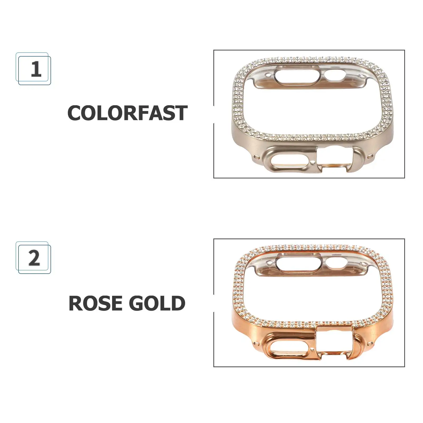 2pcs Watch Case Anti-scratch Protective Replaceable Reusable Hollow Cover Lightweight Durable
2pcs Watch Case Anti-scratch Protective Replaceable Reusable Hollow Cover Lightweight Durable