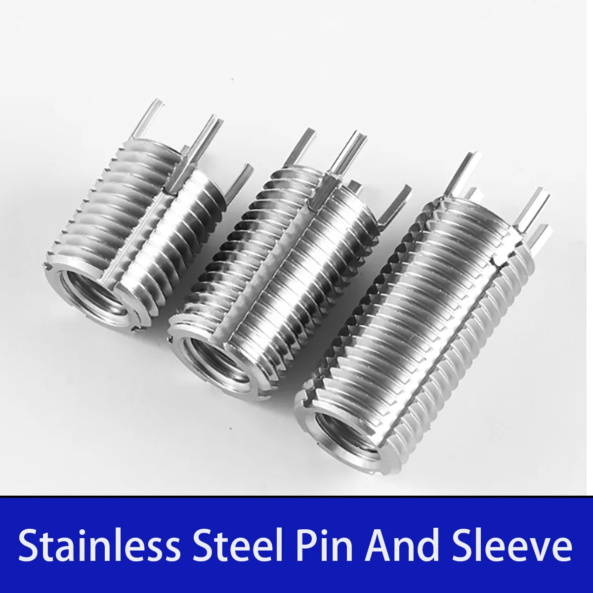 Self-tapping Thread Repair Bushing M3*M5-M12*M16 - 304 Stainless Steel Screw Sleeve with Plug Leg for Quick Repair
Self-tapping Thread Repair Bushing M3*M5-M12*M16 - 304 Stainless Steel Screw Sleeve with Plug Leg for Quick Repair