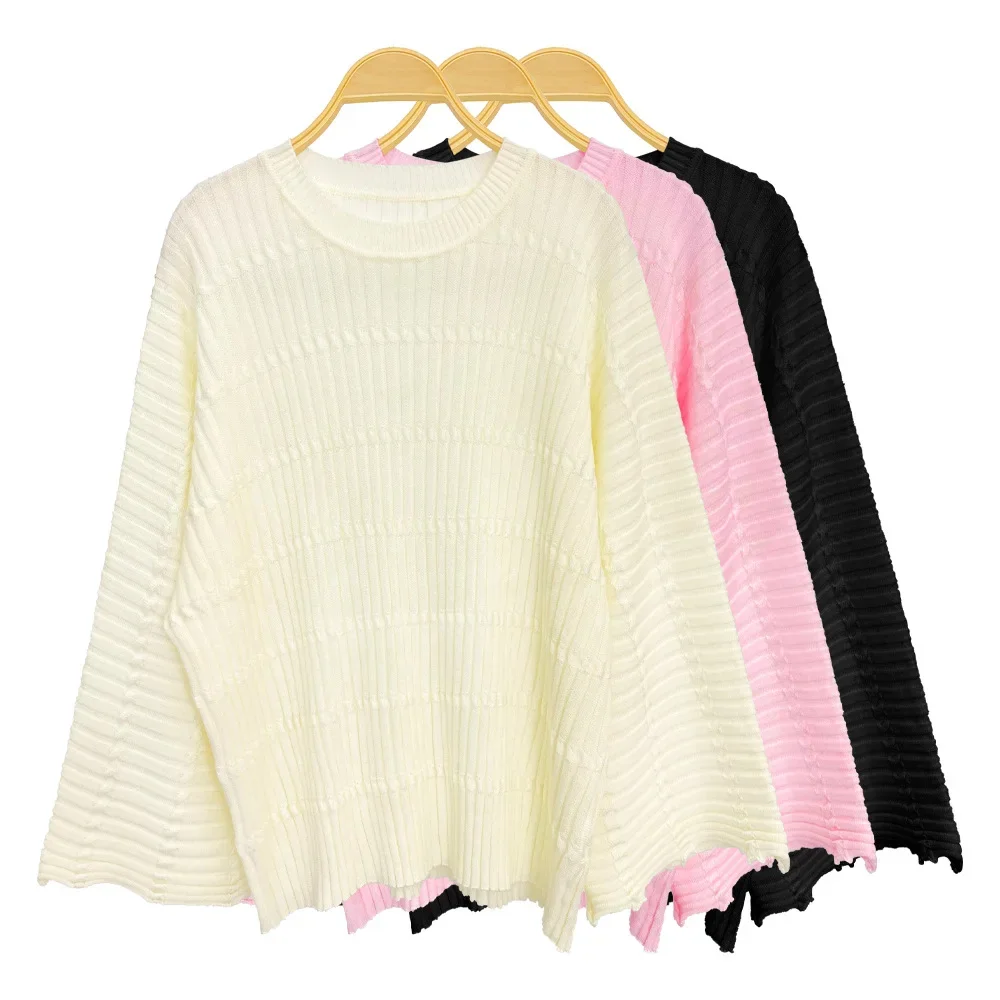 YUDX Pleated Women's Fall Pullover Loose Plus Size Bat Sleeve Hundred with Lazy Wind Knit Sweater 2024 Fall New
YUDX Pleated Women's Fall Pullover Loose Plus Size Bat Sleeve Hundred with Lazy Wind Knit Sweater 2024 Fall New